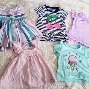 (BUNDLE)2T GIRL BLOUSES